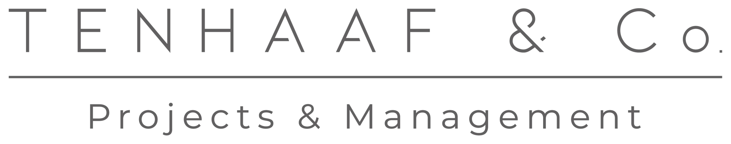 TENHAAF & Co. company logo – creators and managers of innovative duty-free and travel retail projects.